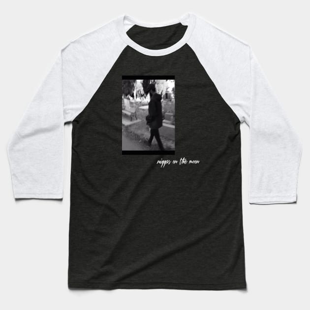 Death Grips The Powers That B Niggas On The Moon Baseball T-Shirt by Ac Vai